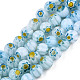 Круглые Millefiori стеклянные бусины нити X1-LK-P001-36-1