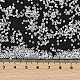 Непрозрачные цвета блестящие стеклянные бусины SEED-H003-12I-4