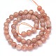 Круглый естественный класс б Sunstone бисер пряди X-G-F222-33-6mm-3
