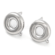 Латунные серьги-гвоздики KK-L208-52P