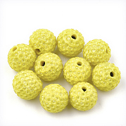 Ручной полимерной глины шариков Rhinestone CLAY-T014-16mm-09