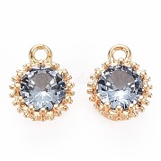 Латунные микро проложить кубического циркония подвески KK-S356-772A