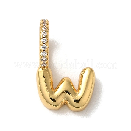 Латунные микро проложить кубического циркония подвески KK-K345-13W-G-1