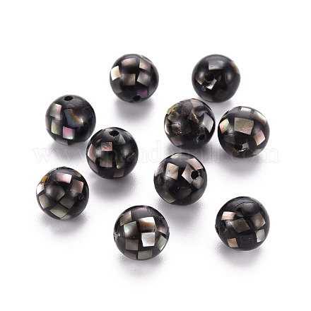 Бусины из cмолы SSHEL-T014-38-8mm-06-1