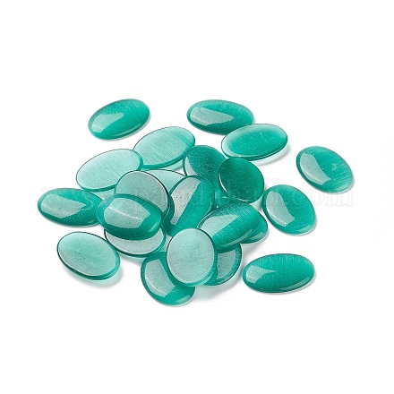 Кабошоны кошачьего глаза CE-J005-13x18mm-34-1