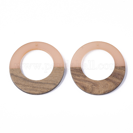 Подвески из смолы и дерева RESI-S358-29B-05-1