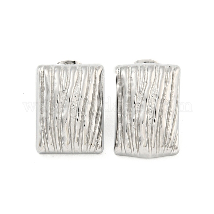 Серьги-гвоздики из нержавеющей стали 304 EJEW-L290-012P-1