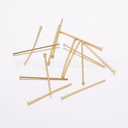 Латунные шпильки с плоской головкой KK-F714-06G-B-1