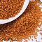 MIYUKI Delica Beads, Cylinder, Japanese Seed Beads, 11/0, (DB0681) Dyed Semi-Frosted Silver Lined Orange, 1.3x1.6mm, Hole: 0.8mm, about 2000pcs/10g
