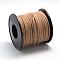 Faux Suede Cords, Faux Suede Lace, BurlyWood, 2.7x1.5mm, about 27.34 yards(25m)/roll