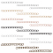 SUNNYCLUE 1 Box 240 strands 6 Colors extender chain 5cm Iron Necklace Extenders Necklace Bracelet Anklet Extension Link Chains for Beginners DIY Necklace Jewellery Making Crafts