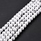 Synthetic Howlite Beads Strands, Round, 6mm, Hole: 1.2mm, about 64pcs/strand, 14.96''(38cm)