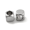 Non-Tarnish 201 Stainless Steel Cube Beads, Stainless Steel Color, 3x3x3mm, Hole: 2mm