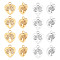 UNICRAFTALE 12pcs 2 Colors Heart with Tree of Life Pendants Stainless Steel Charms Laser Cut Heart Pendant for Necklace Jewelry Making, Golden & Stainless Steel Color, Hole 1.8mm