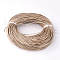 Spray Painted Cowhide Leather Cords, Camel, 1.5mm, about 100yards/bundle(300 feet/bundle)