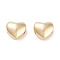 Brass Beads, Cadmium Free & Nickel Free & Lead Free, Heart, Real 18K Gold Plated, 6x7x5mm, Hole: 1.4x2.8mm