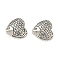 Tibetan Style Alloy Beads, Fish, Cadmium Free & Lead Free, Antique Silver, 17x16.5x7mm, Hole: 1.6mm, about 220pcs/1000g