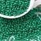 MIYUKI Round Rocailles Beads, Japanese Seed Beads, 8/0, (RR4477) Duracoat Dyed Opaque Spruce, 3mm, Hole: 1mm, about 422~455pcs/10g