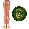 MAYJOYDIY Dragonfly Wax Seal Stamp 30mm Vine Dragonfly Animals Wax Seal Stamp Kit Removable Brass Material Head for Letter Cards Invitations Gift Wrapping Decoration