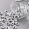 TOHO Short Magatama Beads, Japanese Seed Beads, Round Hole, Opaque Colours Silver Lined, (820) Black Lined Grey Ceylon Pearl, 6x5.5x3.5mm, Hole: 2mm, about 450g/Pound