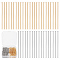 400Pcs 2 Colors 304 Stainless Steel Flat Head Pins, Golden & Stainless Steel Color, 35x0.6mm, 22 Gauge, Head: 1.4mm, 200pcs/color