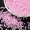 12/0 Glass Seed Beads, Inside Colors, Fuchsia, 2mm, about 30000pcs/pound