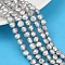 Natural Cultured Freshwater Pearl Beads Strands, Two Sides Polished, Grade 3A, Gainsboro, 6~7mm, Hole: 0.7mm, about 40~56pcs/strand, 13.19''~13.39''(33.5~34cm)
