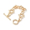 Brass Chain Extender, Real Platinum Plated Necklace Layering Clasps, Cadmium Free & Nickel Free & Lead Free, with Lobster Claw Clasps,, Real 18K Gold Plated, 99mm