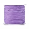 Nylon Thread, Nylon Jewelry Cord for Custom Woven Jewelry Making, Medium Purple, 0.6mm, about 142.16 yards(130m)/roll