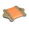 Waxed Nylon Cord, Sandy Brown, 0.45mm, about 21.87 yards(20m)/card