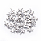 Tarnish Resistant 304 Stainless Steel Tiny Cross Charms, Stainless Steel Color, 12x7x1mm, Hole: 1.5mm