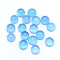 Natural Agate Cabochons, Dyed & Heated, Half Round, 4x2~2.5mm
