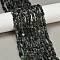 Natural Green Quartz Beads Strands, Nuggets, Tumbled Stone, 6~11x6~8x4~7mm, Hole: 1mm, about 49~51pcs/strand, 15.35~15.75''(39~40cm)