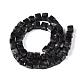 Натуральные нити бус из ларвикита G-T139-8x8-25A-2