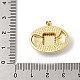 Синтетические бирюзовые подвески KK-U047-20G-01-3