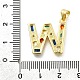 Латунные микропаве прозрачные подвески с фианитом KK-G521-01G-W-01-3