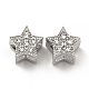 Стойки покрытие сплава горный хрусталь европейских бусы PALLOY-P289-37P-2