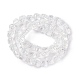 Прозрачный Electroplate стеклянные бусины X1-GLAA-P028-M-2