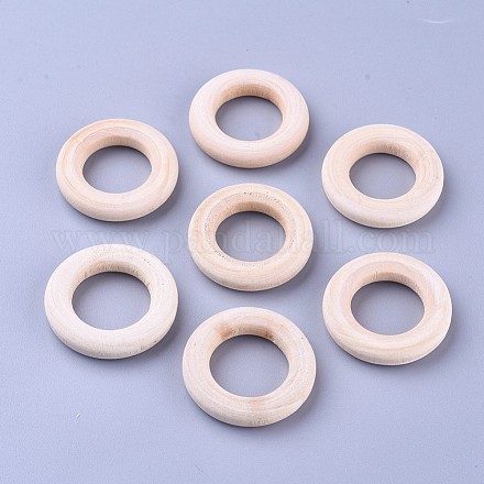 Незаконченные деревянные связующие кольца WOOD-F002-01-30mm-1
