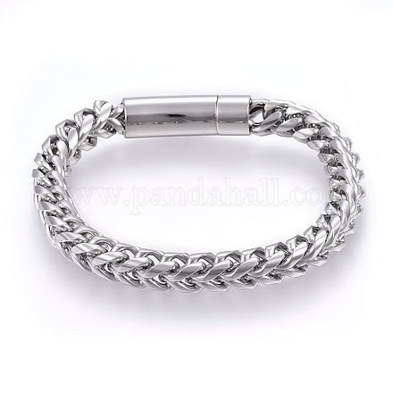 Цепные браслеты из нержавеющей стали 304 BJEW-L631-42P-1
