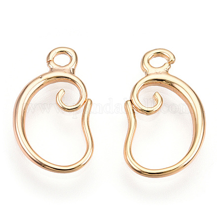 Латунные крючки для сережек KK-I649-05G-NF-1