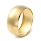 304 Stainless Steel Plain Bangles, Golden, Wide: 30mm, Inner Diameter: 2-1/2 inch(6.35cm)