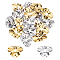 20Pcs 2 Colors 304 Stainless Steel Pendants, Textured, Heart, Mixed Color, 19x23x3mm, Hole: 1.2mm, 10pcs/color