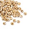 Picasso Glass Seed Beads, Round Hole, Teardrop, Wheat, 5x4.5x4mm, Hole: 1.4mm, 120pcs/set