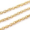 Brass Cable Chains, Soldered, with Spool, Oval, Cadmium Free & Nickel Free & Lead Free, Golden, 2.5x2x0.45mm, about 301.83 Feet(92m)/roll.