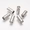 Brass Bayonet Clasps, Platinum Color, 21x9.5mm, Hole: 8mm