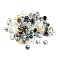 Glass Seed Beads, AB Color, Rondelle, Mixed Color, 4x3mm, Hole: 1.2mm,  20g/bag