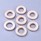 Unfinished Wood Linking Rings, Macrame Wooden Rings, Annular, Khaki, 30x6mm, Hole: 17mm