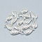 925 Sterling Silver Pendants, with Jump Ring, teardrop, Silver, 17x8x4mm, Hole: 4mm