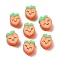 Handmade Polymer Clay Beads, Peach, Coral, 10x8x4.7mm, Hole: 1.6mm